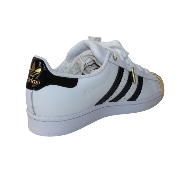 Adidas Originals Superstar GOLD Metal Shell Toe White Women's 5.5 NEW! - Picture 7 of 14